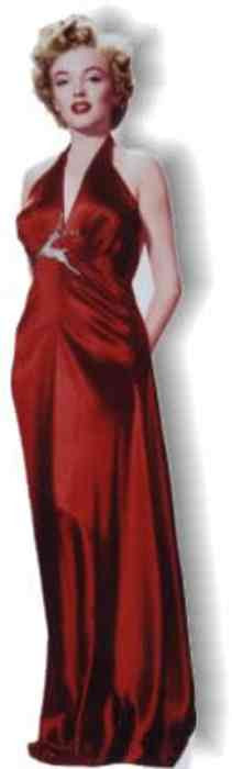 Marilyn Monroe Red Dress Lifesize Standup