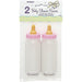 Pink Fillable Baby Bottle, 5'' | 2 ct