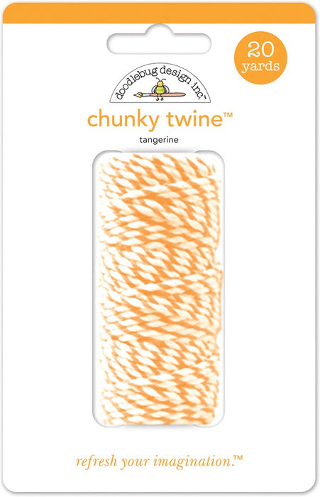 Tangerine Chunky Twine 20 Yards | 1 ct
