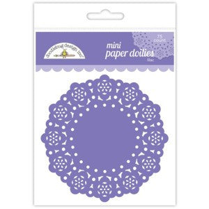 Lilac Mini Doilies 3'' | 75 ct