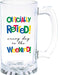 Officially Retired Glass Tankard | 1 ct