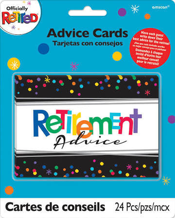 Officially Retired Advice Cards | 24 ct