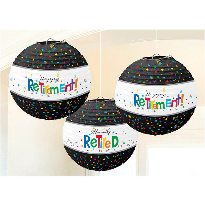 Officially Retired Paper Lanterns, 9.5'' | 3 ct