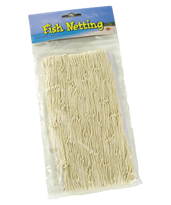Natural White Fishing Netting, 12' | 1 ct