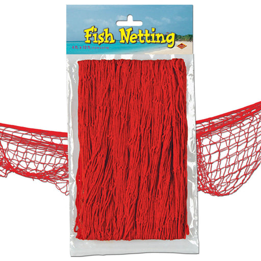 Red Fishing Netting, 12' | 1 ct