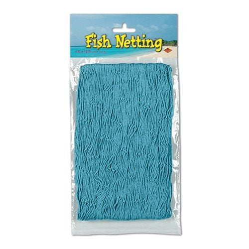 Turquoise Fishing Netting, 12' | 1 ct