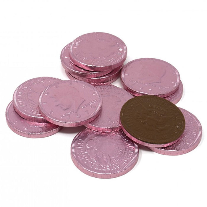 Fort Knox Pink Chocolate Coins 1.5" | 16oz.