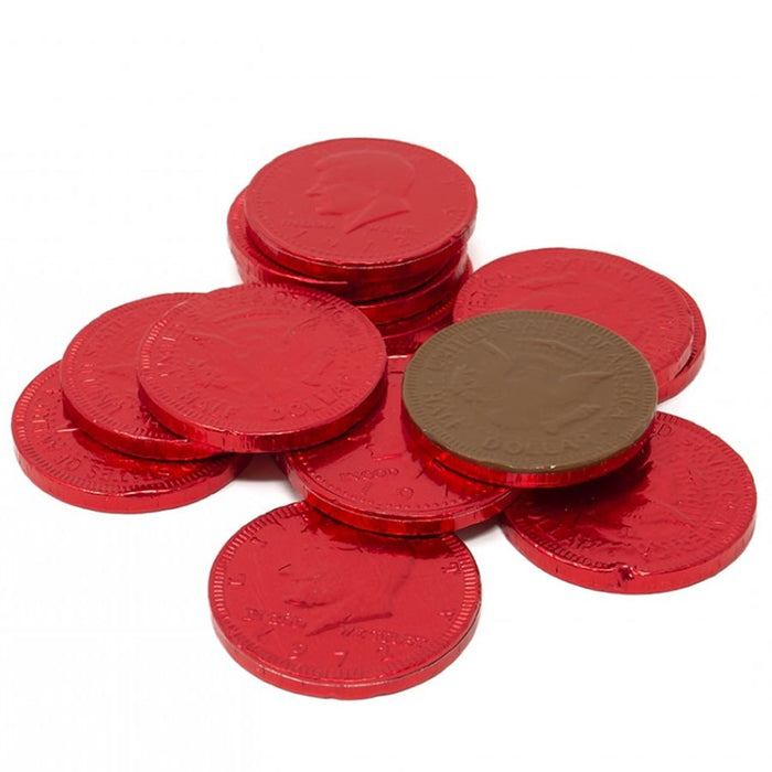 Fort Knox Red Chocolate Coins 1.5" | 16oz.