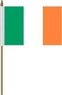 Ireland Flag with Stick | 4" x 6"