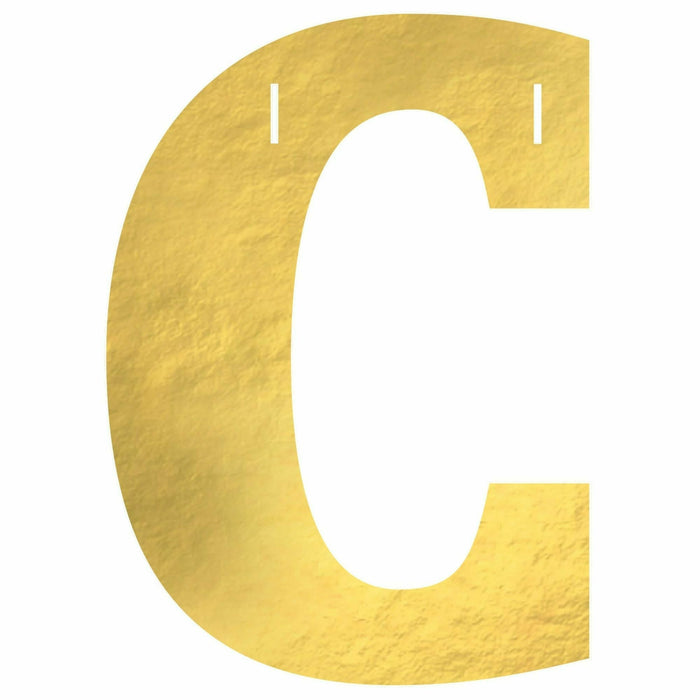 Create Your Own Banner "C" Gold Foil | 1ct