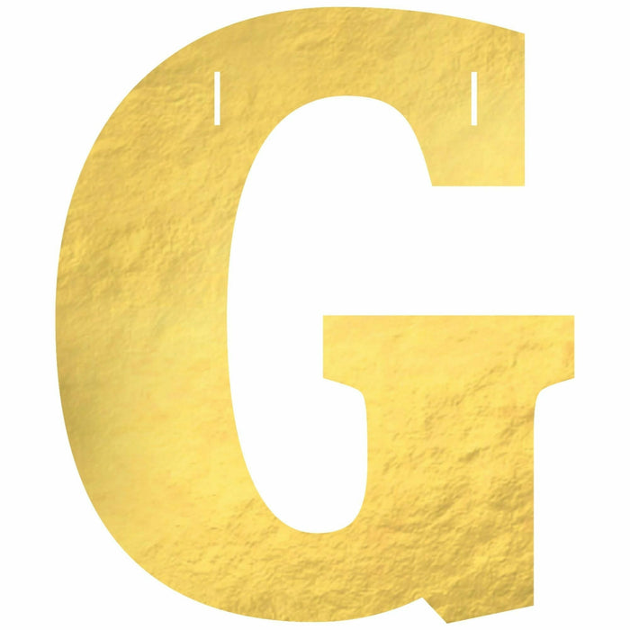 Create Your Own Banner "G" Gold Foil | 1ct