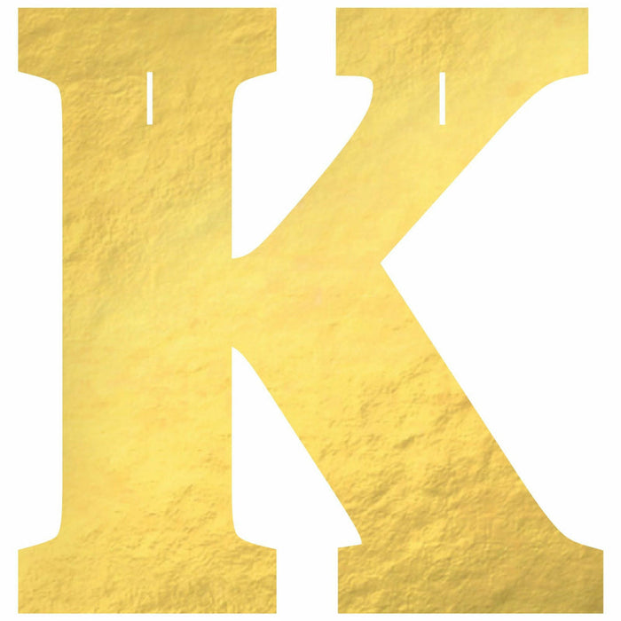 Create Your Own Banner "K" Gold Foil | 1ct