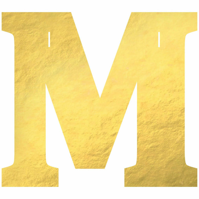 Create Your Own Banner "M" Gold Foil | 1ct