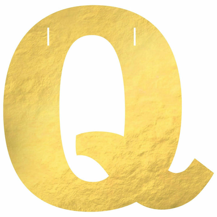 Create Your Own Banner "Q" Gold Foil | 1ct