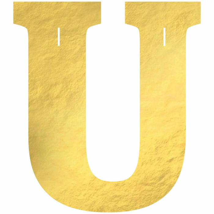 Create Your Own Banner "U" Gold Foil | 1ct