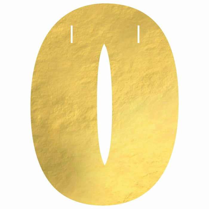Create Your Own Banner "0" Gold Foil | 1ct