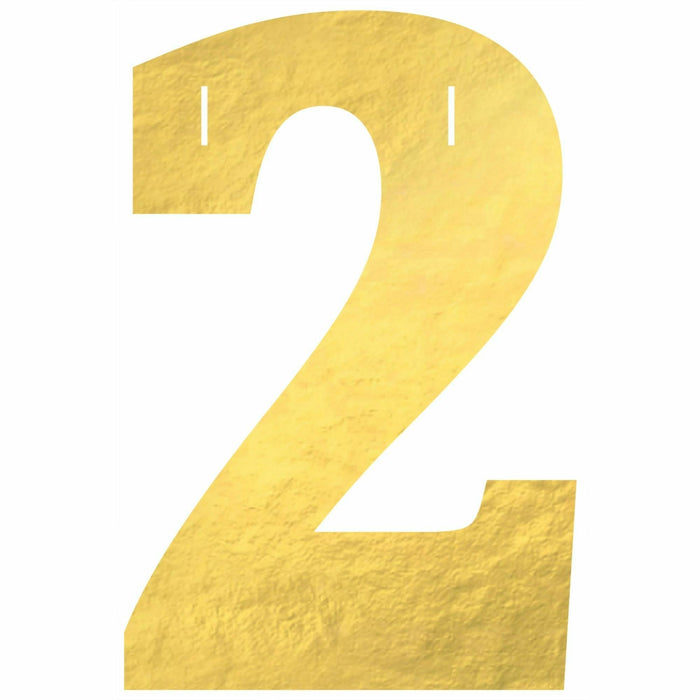 Create Your Own Banner "2" Gold Foil | 1ct