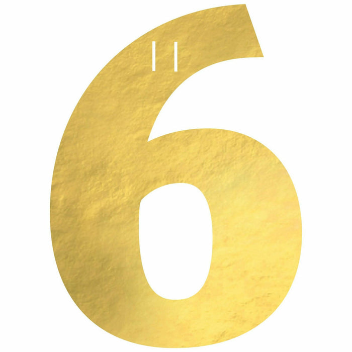 Create Your Own Banner "6" Gold Foil | 1ct