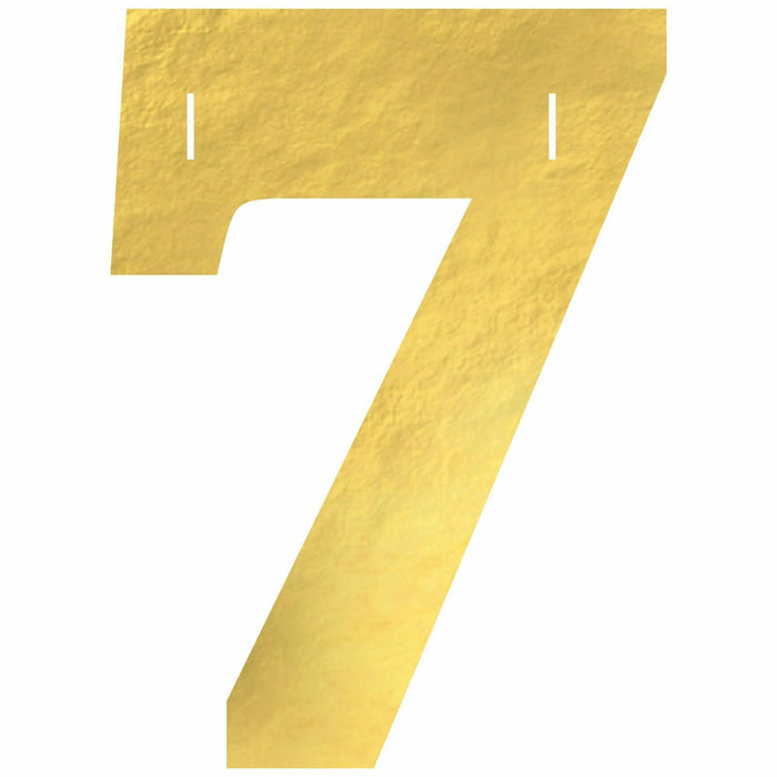 Create Your Own Banner "7" Gold Foil | 1ct