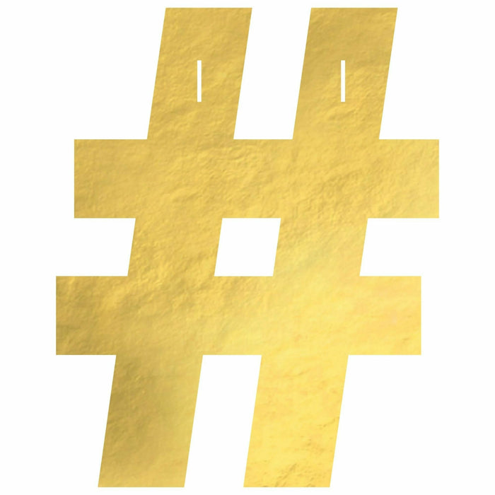 Create Your Own Banner "#" Gold Foil | 1ct