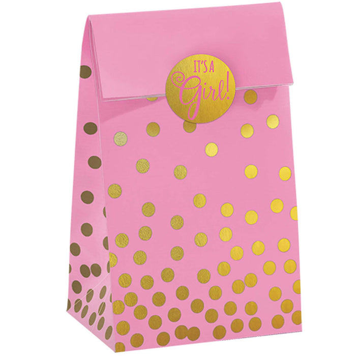 Pretty and Pink It's a girl treat bags | 20ct