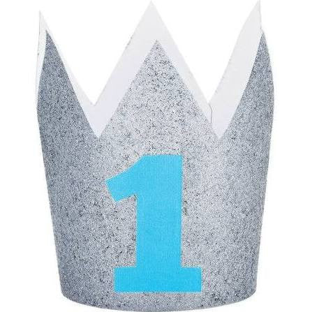Blue Glitter Crown | 1 ct