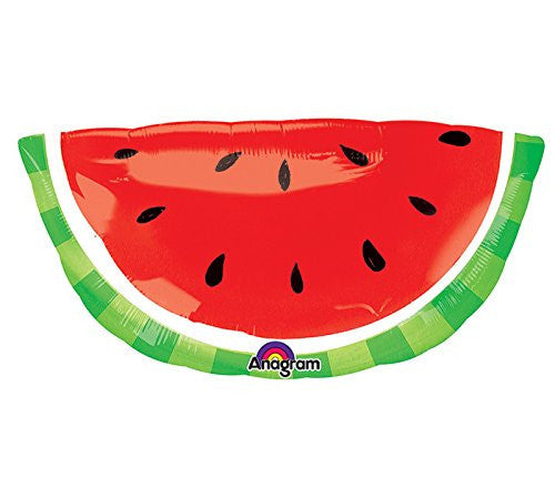 Watermelon Supershape Mylar Balloon