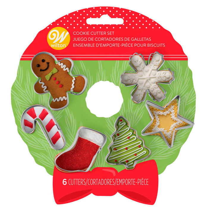 Mini Holiday Cookie Cutter Set | 6 pc