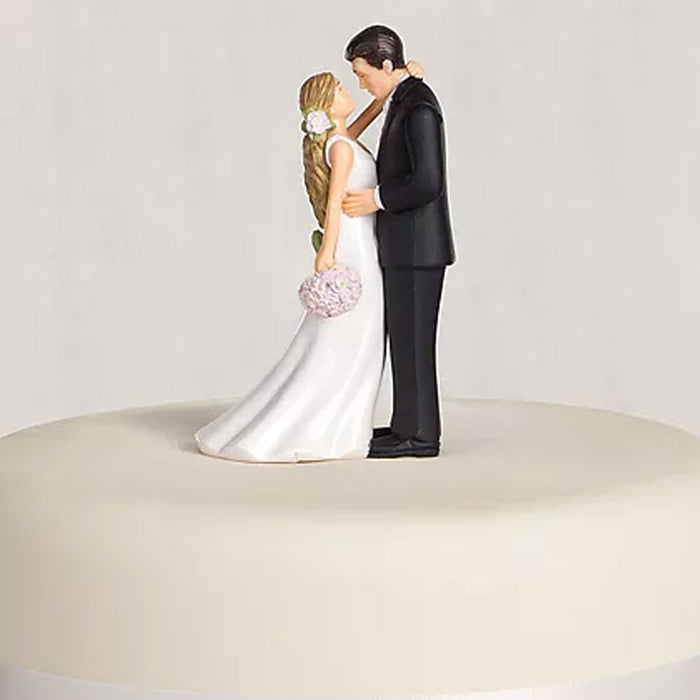Blonde Bride & Groom Wedding Cake Topper | 1 ct