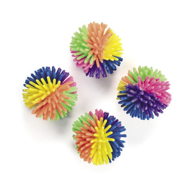 Inflated Pom Pom Balls - 5 Inch - 12 Count