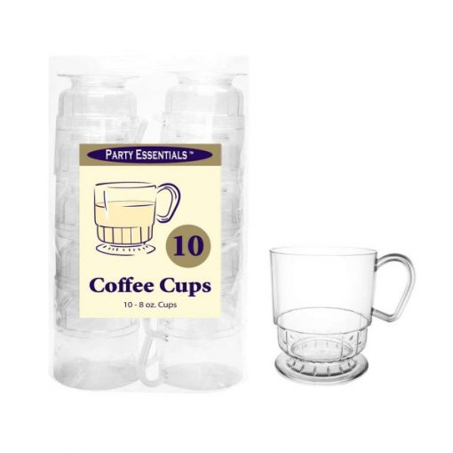 Clear Plastic Coffee cups 8oz | 10ct