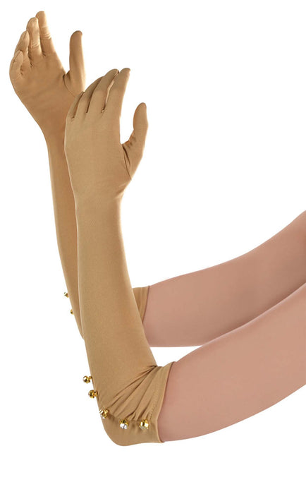 Champagne Flapper Gloves 19" | 1ct