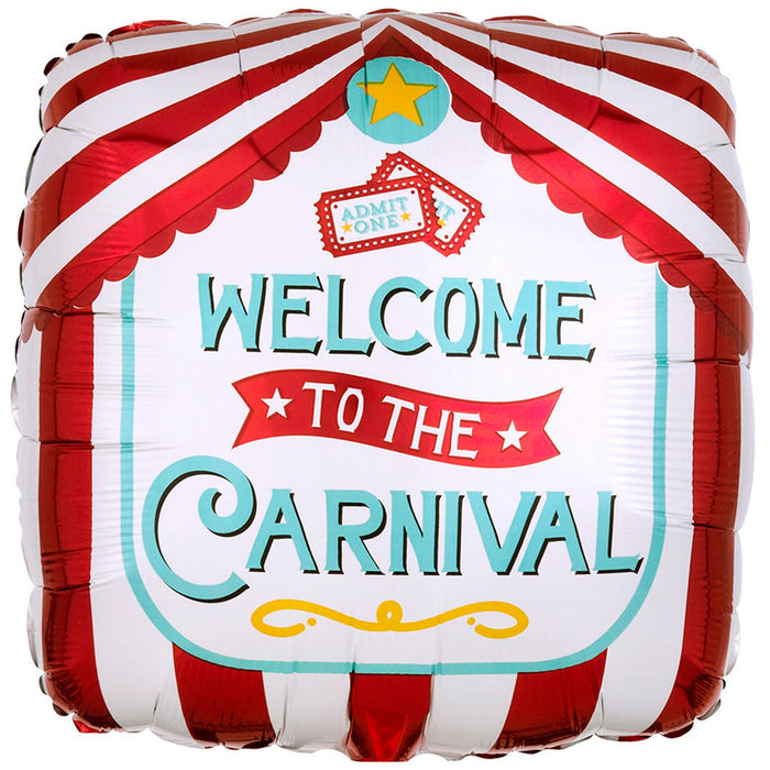 Double Sided Carnival Mylar Balloon 18" | 1ct