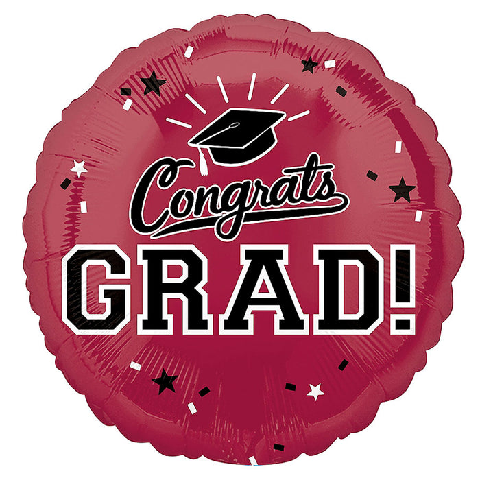 Graduation Berry Congrats Grad Mylar Balloon 18" | 1ct
