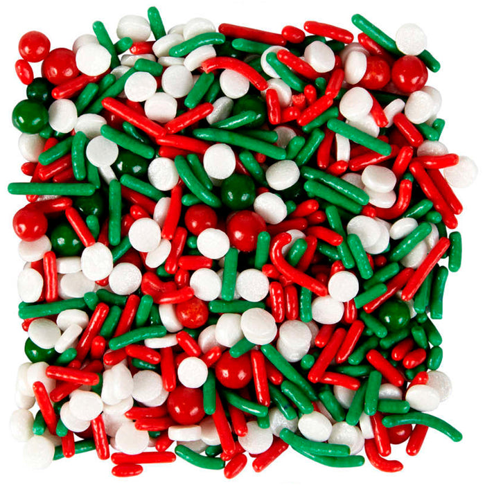 Holiday Mix Sprinkles Red, Green and White 3.9oz. | 1ct