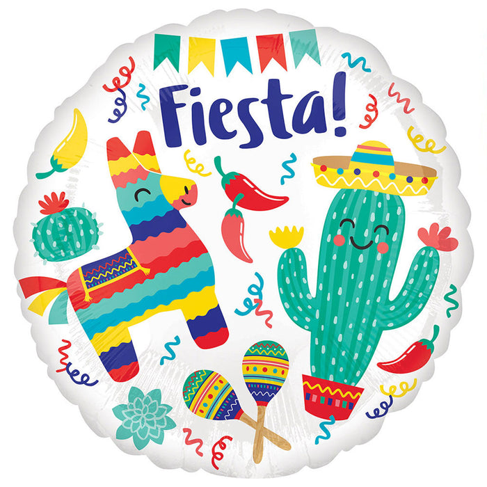 Fiesta Party Balloon 18" | 1ct