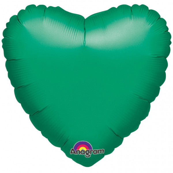 Metallic Green Heart 18" Mylar Balloon | 1ct.