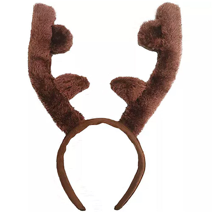 Plush Reindeer Antler Headband  Adult | 1 ct