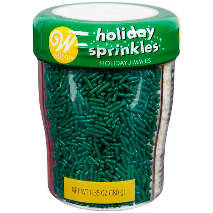 Holiday Jimmies Sprinkles Red, Green, White 6.35oz | 1ct