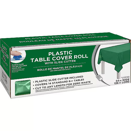 Festive Green Boxed Table Roll 54in x 126ft | 1ct