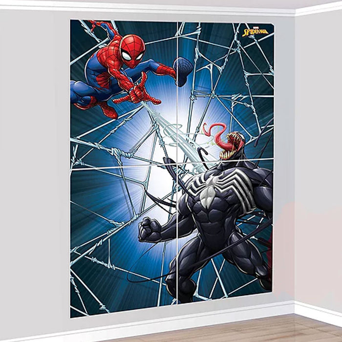 Spider-Man Webbed Wonder Scene Setter, 55.6in x 80.2in, | 1ct
