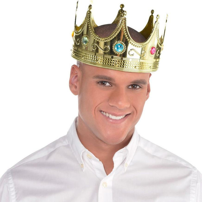 Jeweled King Crown, Adult | 1ct