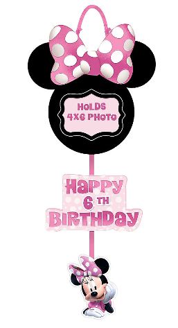 Minnie Mouse Personalized Photo Sign  | 1kit