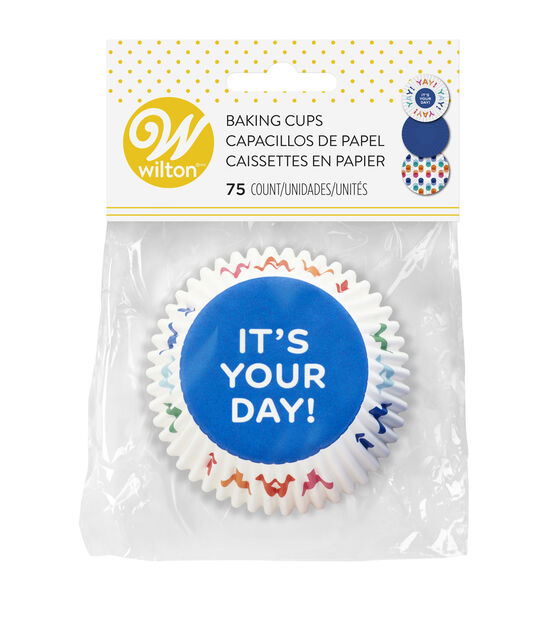 Standard Baking Cups IT'S YOU DAY 75pcs  |1 ct