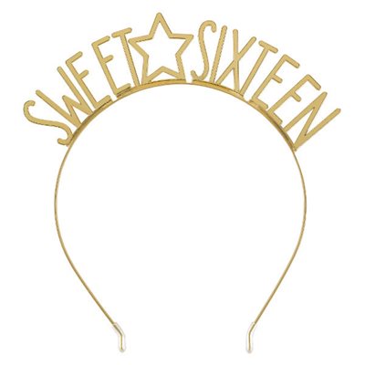 Sweet Sixteen Metal Headband with Star | 1 ct