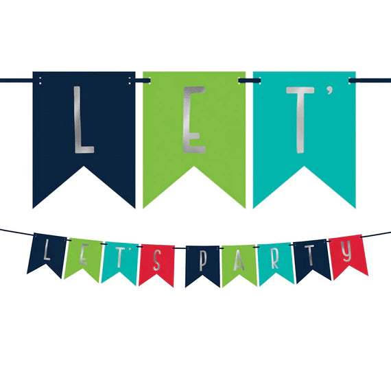 Reason to Celebrate Foil Letter Banner 12ft| 1 ct