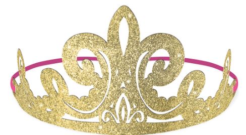 Disney Princess Glitter Tiaras | 8 ct
