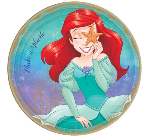 Princess Ariel Lunch Plates | 8ct
