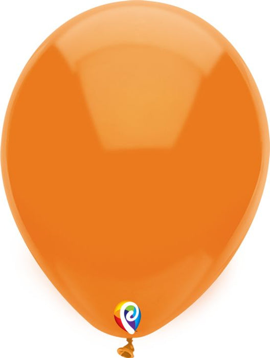 Orange Latex 7" Balloons 50 ct | 1ct