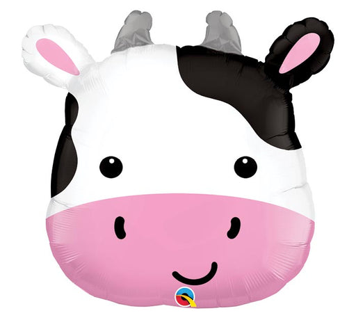 28-Inch Cute Holstein Chow SuperShape Mylar Balloon
